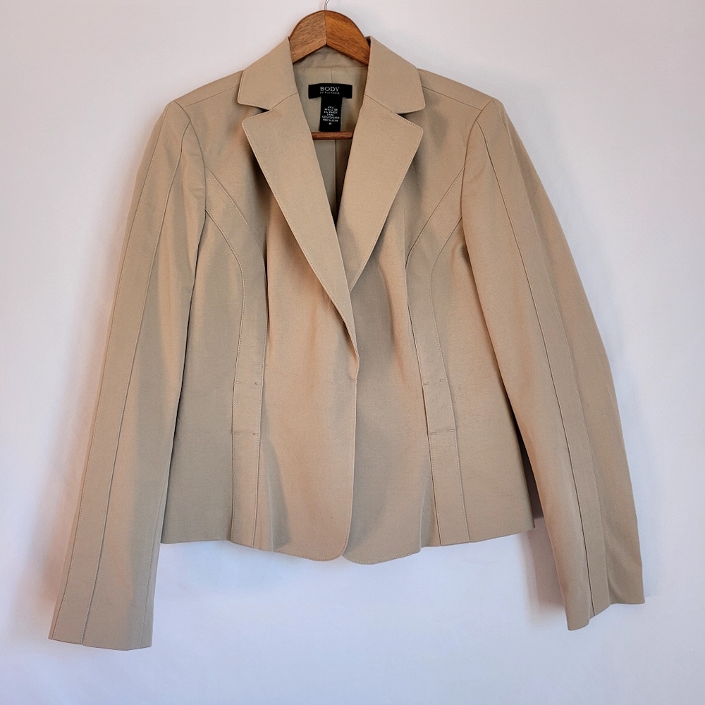 Tan Neutral Blazer Size 8